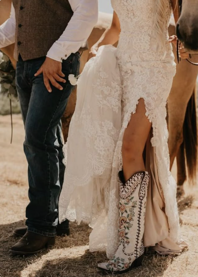 How to Incorporate Cowboy Boots Into Your Wedding Look